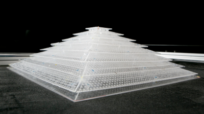 3D acoustic cloaking device