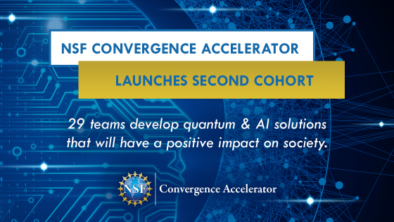 NSF Convergence Accelerator launches second cohort