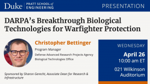 Christopher Bettinger of DARPA