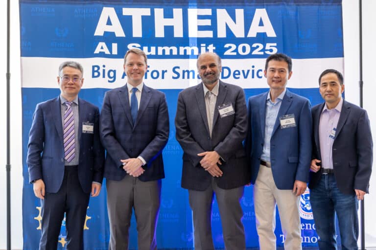 Athena leaders at AI Summit